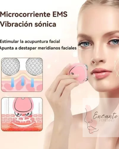 Masajeador facial microcorriente