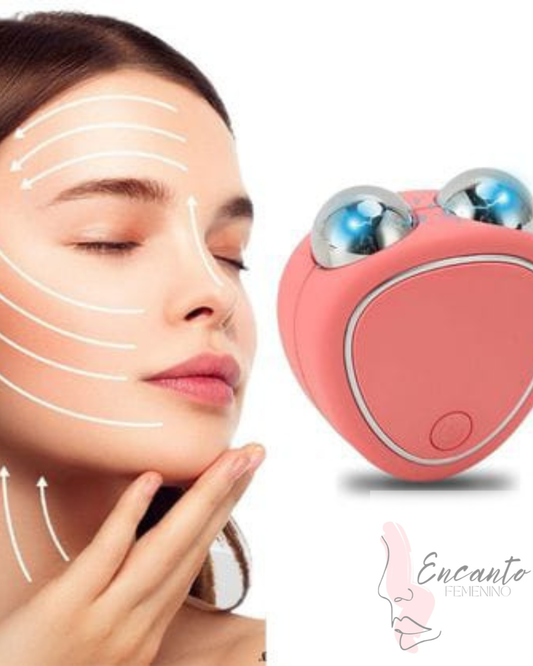 Masajeador facial microcorriente