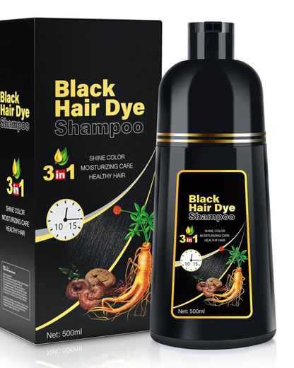 Tinte Chino Negro En Shampoo Paracabello