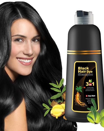 Tinte Chino Negro En Shampoo Paracabello